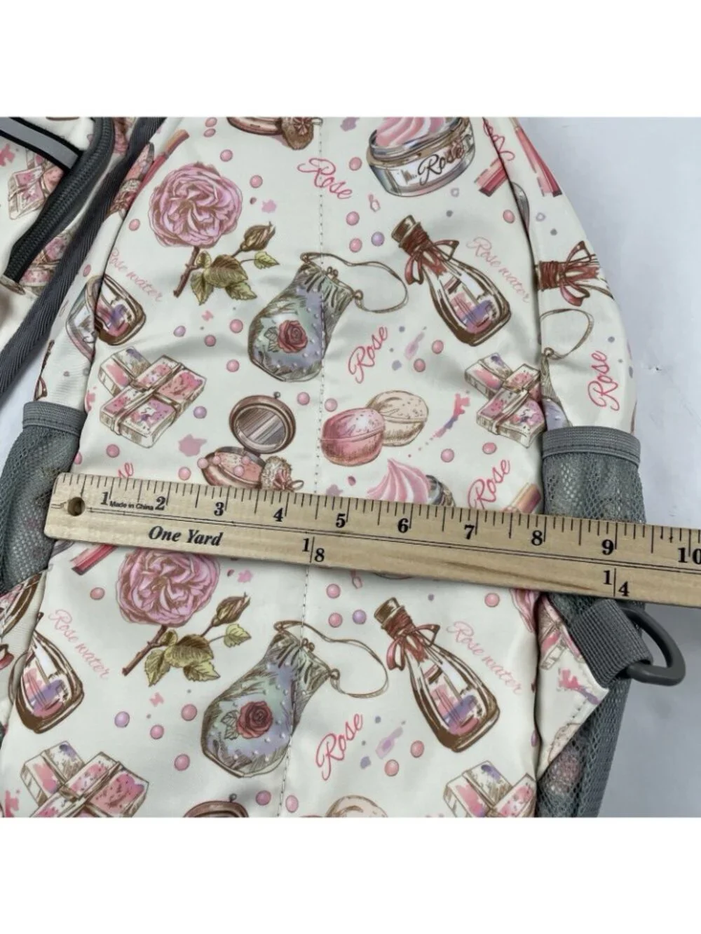 ZOMAKE Sling Backpack Crossbody Bag Travel Rose Cosmetics Perfume Print